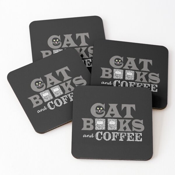 Item preview, Cat Books And Coffee designed and sold by thersant.