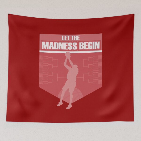 Item preview, Let the madness begin basketball Bring on the big tourney IU Red designed and sold by friendly-fox.