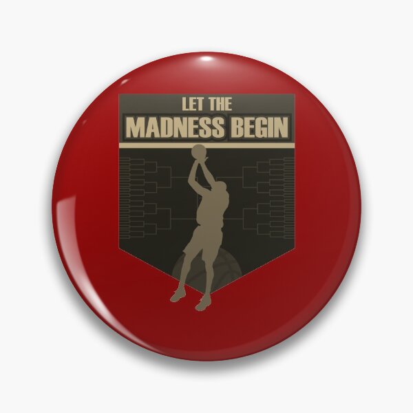 Item preview, Let the madness begin basketball Bring on the big tourney RED GOLD designed and sold by friendly-fox.