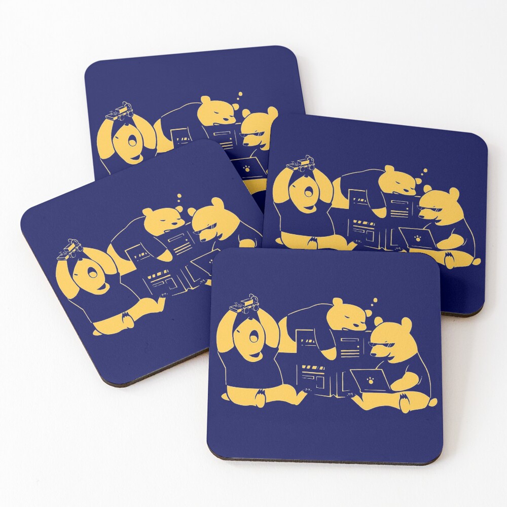 Item preview, Coasters (Set of 4) designed and sold by HKN-Mu-Chapter.