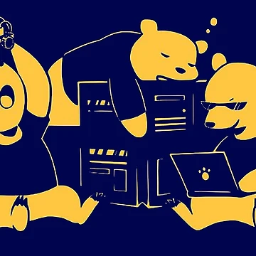 Artwork thumbnail, Computer Science Bears by HKN-Mu-Chapter
