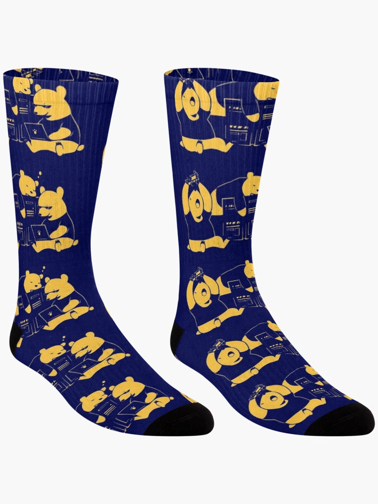 Thumbnail 3 of 5, Socks, Computer Science Bears designed and sold by HKN-Mu-Chapter.
