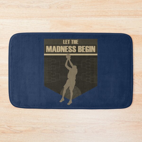 Item preview, Let the madness begin basketball Bring on the big tourney BLUE GOLD designed and sold by friendly-fox.