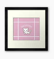 Cutie Kitty Framed Print