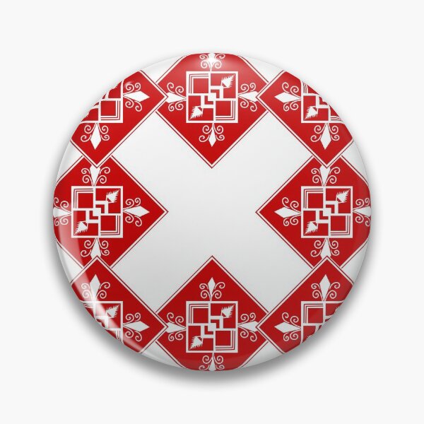 Item preview, Red polygonal pattern on white background designed and sold by Chamaiporn Pangtorn.