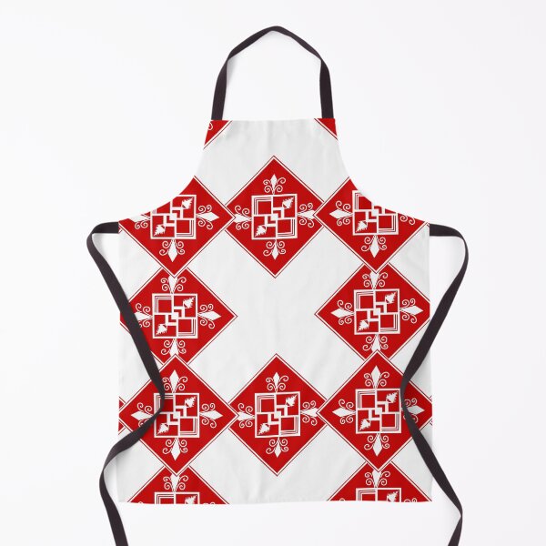 Item preview, Red polygonal pattern on white background designed and sold by Chamaiporn Pangtorn.