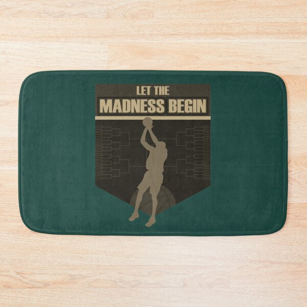 Item preview, Let the madness begin basketball Bring on the big tourney GREEN GOLD designed and sold by friendly-fox.