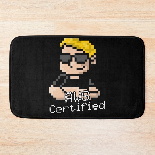 Item preview, AWS certified 8-bit sticker shirt designed and sold by codepuns.