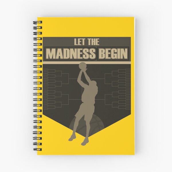Item preview, Let the madness begin basketball Bring on the big tourney YELLOW GOLD designed and sold by friendly-fox.