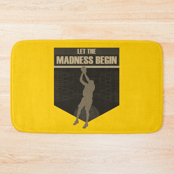 Item preview, Let the madness begin basketball Bring on the big tourney YELLOW GOLD designed and sold by friendly-fox.