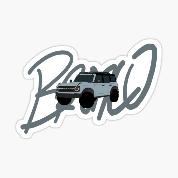Ford Bronco Art Sticker