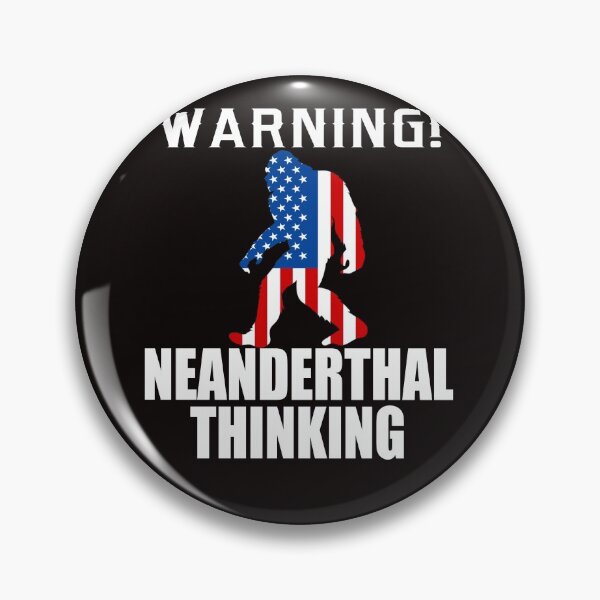 Item preview, American Flag Neanderthal Thinking for Proud Neanderthals designed and sold by BiancaMoss51.