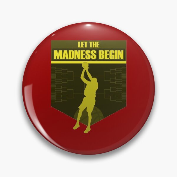 Item preview, Let the madness begin basketball Bring on the big tourney RED YELLOW designed and sold by friendly-fox.