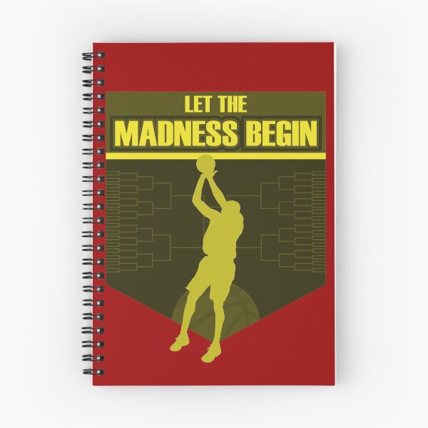 Item preview, Let the madness begin basketball Bring on the big tourney RED YELLOW designed and sold by friendly-fox.