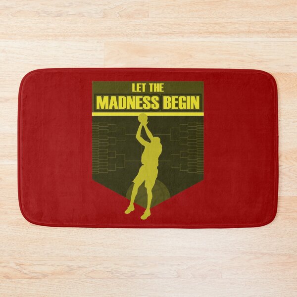 Item preview, Let the madness begin basketball Bring on the big tourney RED YELLOW designed and sold by friendly-fox.