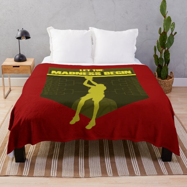 Item preview, Let the madness begin basketball Bring on the big tourney RED YELLOW designed and sold by friendly-fox.