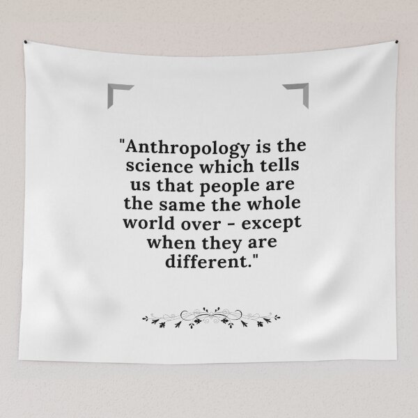 Item preview, Anthropologist quote | Minimalist Urban planner gift designed and sold by chi vana.