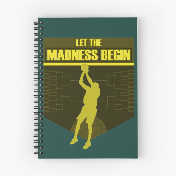 Item preview, Let the madness begin basketball Bring on the big tourney GREEN YELLOW designed and sold by friendly-fox.
