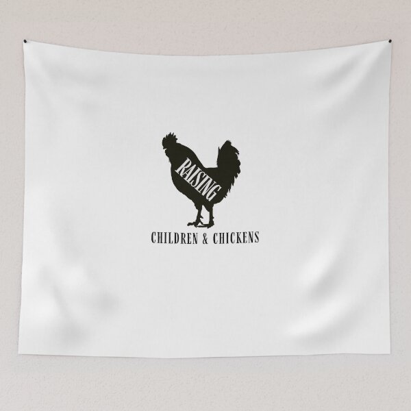 Item preview, Raising Children and Chickens designed and sold by spicygarb.
