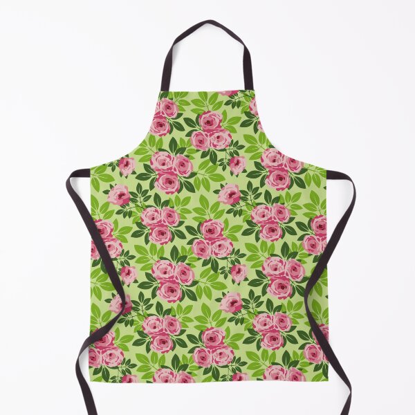 Item preview, Bright roses on a green background, floral pattern. designed and sold by floraaplus.