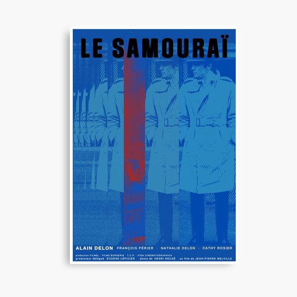 Aperçu de l'œuvre Le Samourai (1967) - Conception d'affiche de film créée et vendue par jackbooks.