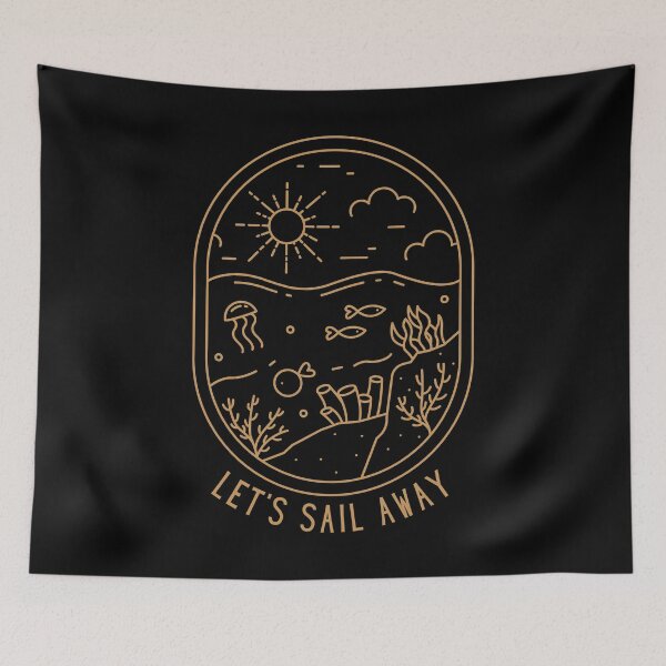 Item preview, Let's Sail Away designed and sold by Nathalie Aynié.