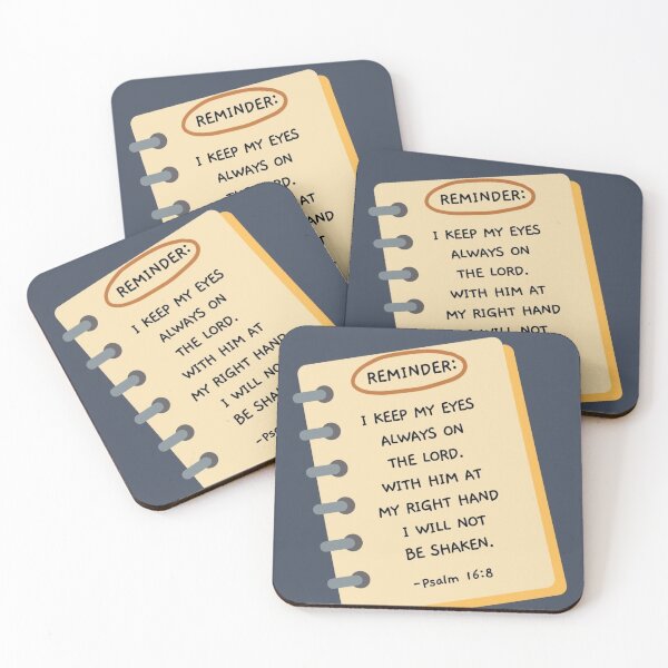 Item preview, Psalm 16:8 designed and sold by plocreative.