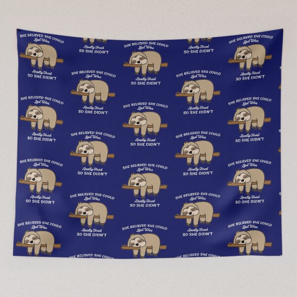 Item preview, Funny lazy sloth gift idea designed and sold by BRtisticDesigns.