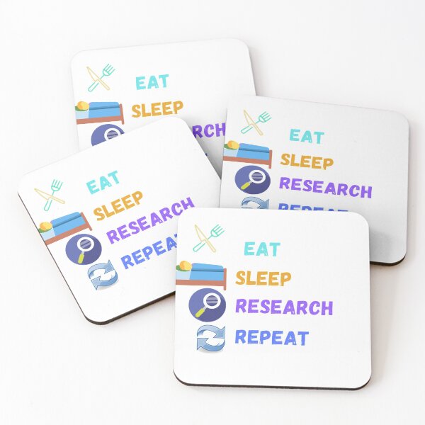 Item preview, Eat sleep reserch repeat designed and sold by Cjayu.