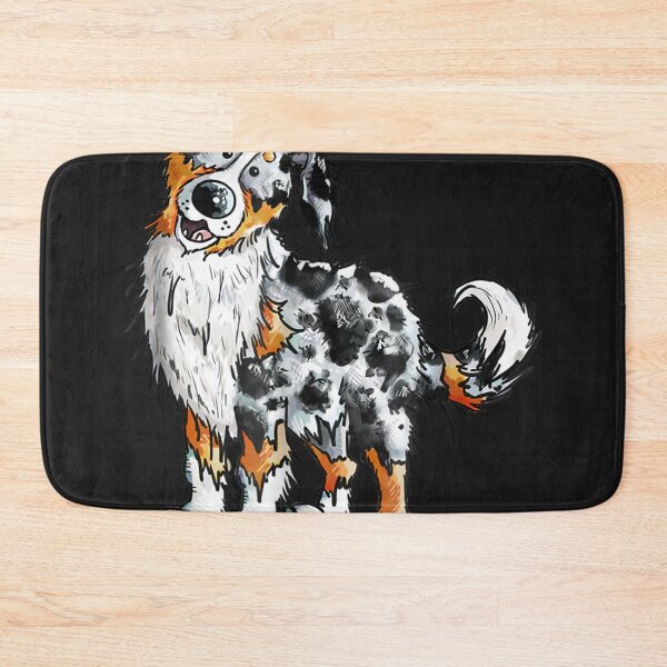 Item preview, Blue Merle Australian Shepherd Aussie Art Dog Gift designed and sold by perimitoous.