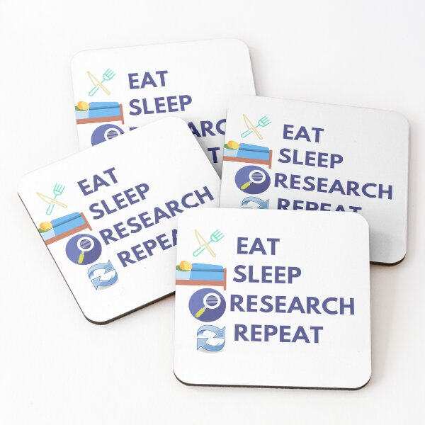 Item preview, Eat sleep reserch repeat designed and sold by Cjayu.