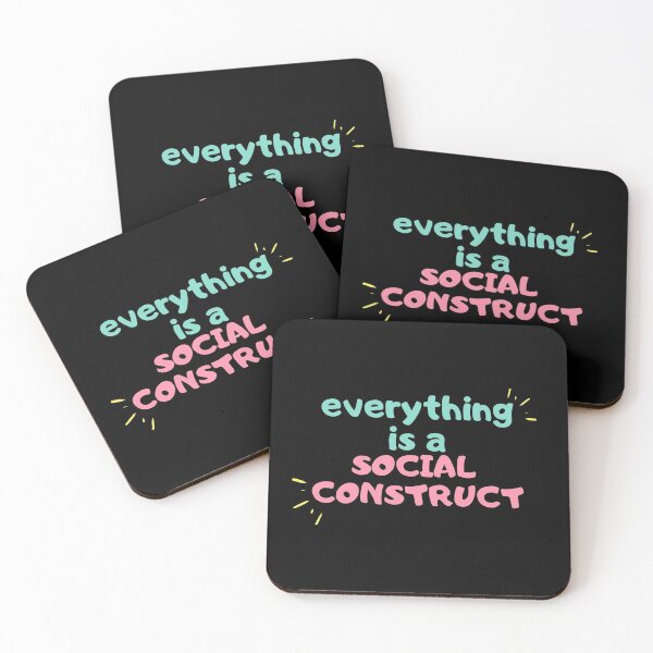 Item preview, everything is a social construct - Psychology Design designed and sold by Psychologist's Inventory.