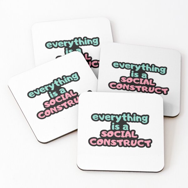 Item preview, everything is a social construct - Psychology Design designed and sold by Psychologist's Inventory.