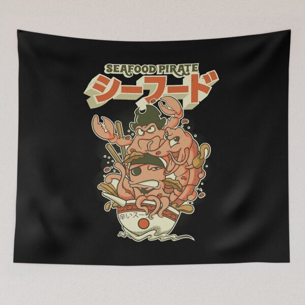 Item preview, Seafood Pirate Colored designed and sold by pixeldsigns.