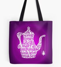 Unmögliche Dinge - Weiß Tote Bag