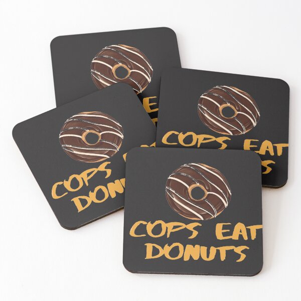 Item preview, COP EAT DONUTS designed and sold by Blue Line Hub.