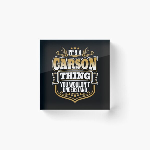 Item preview, It'S A Carson Thing You Wouldn'T Understand Xmas designed and sold by nauglesamatha.