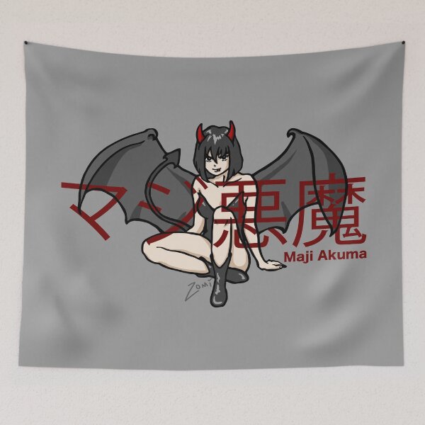 Item preview, Maji Akuma (He/she's evil/mean like a devil. Broken/slang Japanese phrase) designed and sold by Nozomistudio.