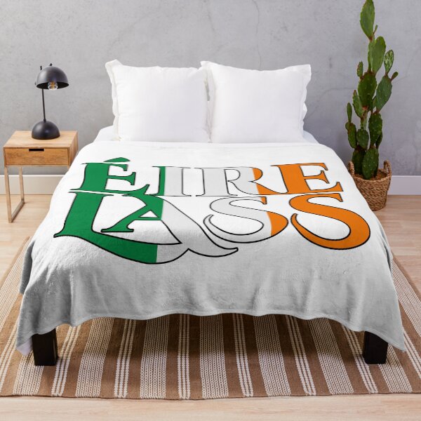 Item preview, Irish Eire lass Ireland Graphic Design designed and sold by Aisle-Six.