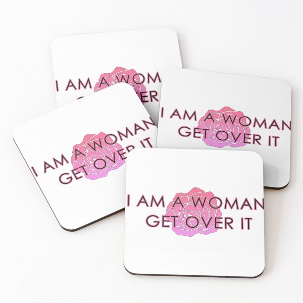 Item preview, I AM A WOMAN GET OVER IT designed and sold by askarne.