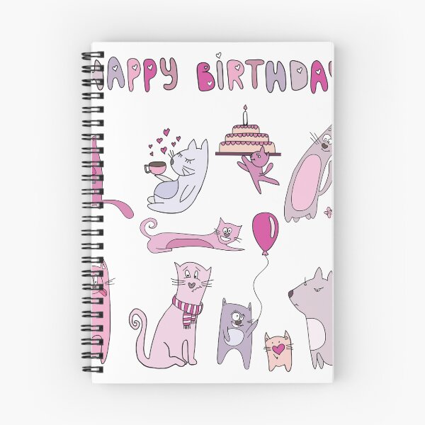 Item preview, Happy birthday funny cat graphic designed and sold by josieburden.