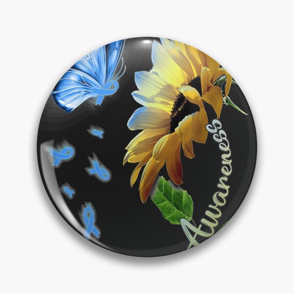 Item preview, Butterfly Sunflower SJS Awareness designed and sold by perimitoous.
