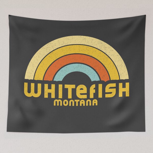 Item preview, Retro Whitefish Montana designed and sold by dk80.