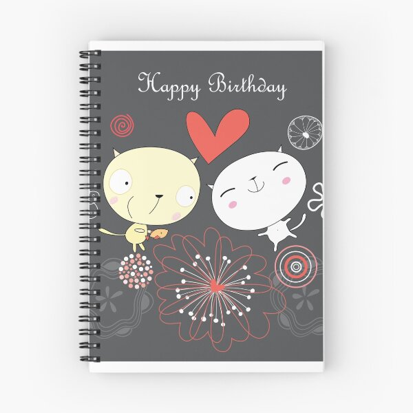 Item preview, Cartoon cat happy birthday background designed and sold by josieburden.