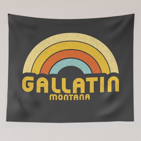 Item preview, Retro Gallatin Montana designed and sold by dk80.