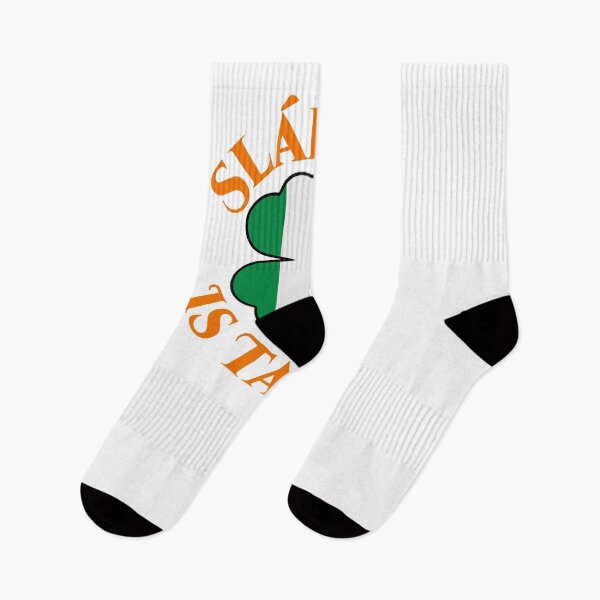 Item preview, Sláinte Is Táinte health and wealth Shamrock Design designed and sold by Aisle-Six.