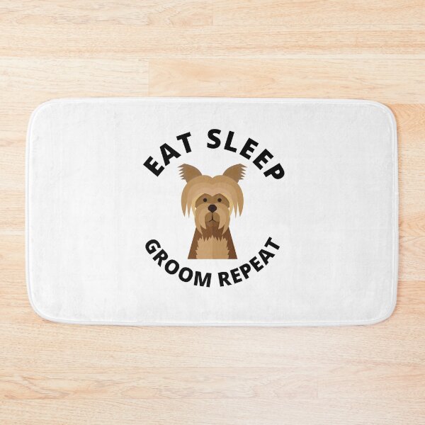 Item preview, Eat Sleep Groom Repeat designed and sold by vibrantyy.