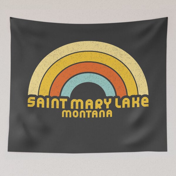 Item preview, Retro Saint Mary Lake Montana designed and sold by dk80.