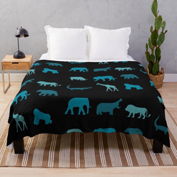 Artikelvorschau, Blaue wilde Tiere entworfen und verkauft von thekidsprint.