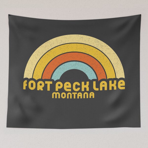 Item preview, Retro Fort Peck Lake Montana designed and sold by dk80.